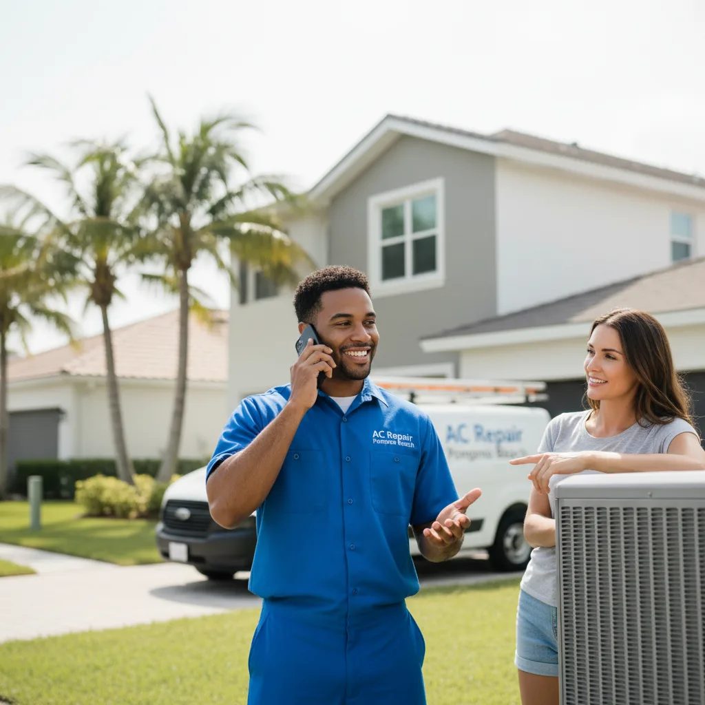 AC Repair Pompano Beach customer support in Los Indios